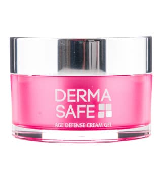 کرم ژل ضد چروک و مغذی پوست صورت و گردن 50میل درما سیف Derma Safe Age Defense Cream Gel 50ml — تصویر ۳