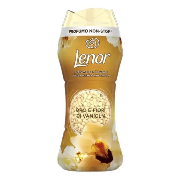 دانه خوشبو کننده لباس لنور مدل Gold Orchid & Vanilla حجم 210 گرم