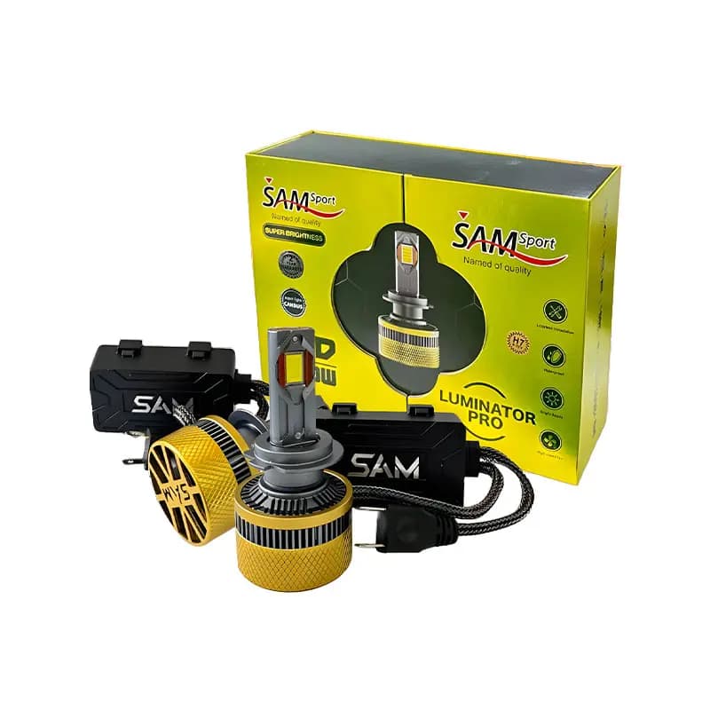 سوپر هدلایت لومیناتور Luminator Pro مدل 200W توان روشنایی 22000LM برند سام اسپرت — تصویر ۲