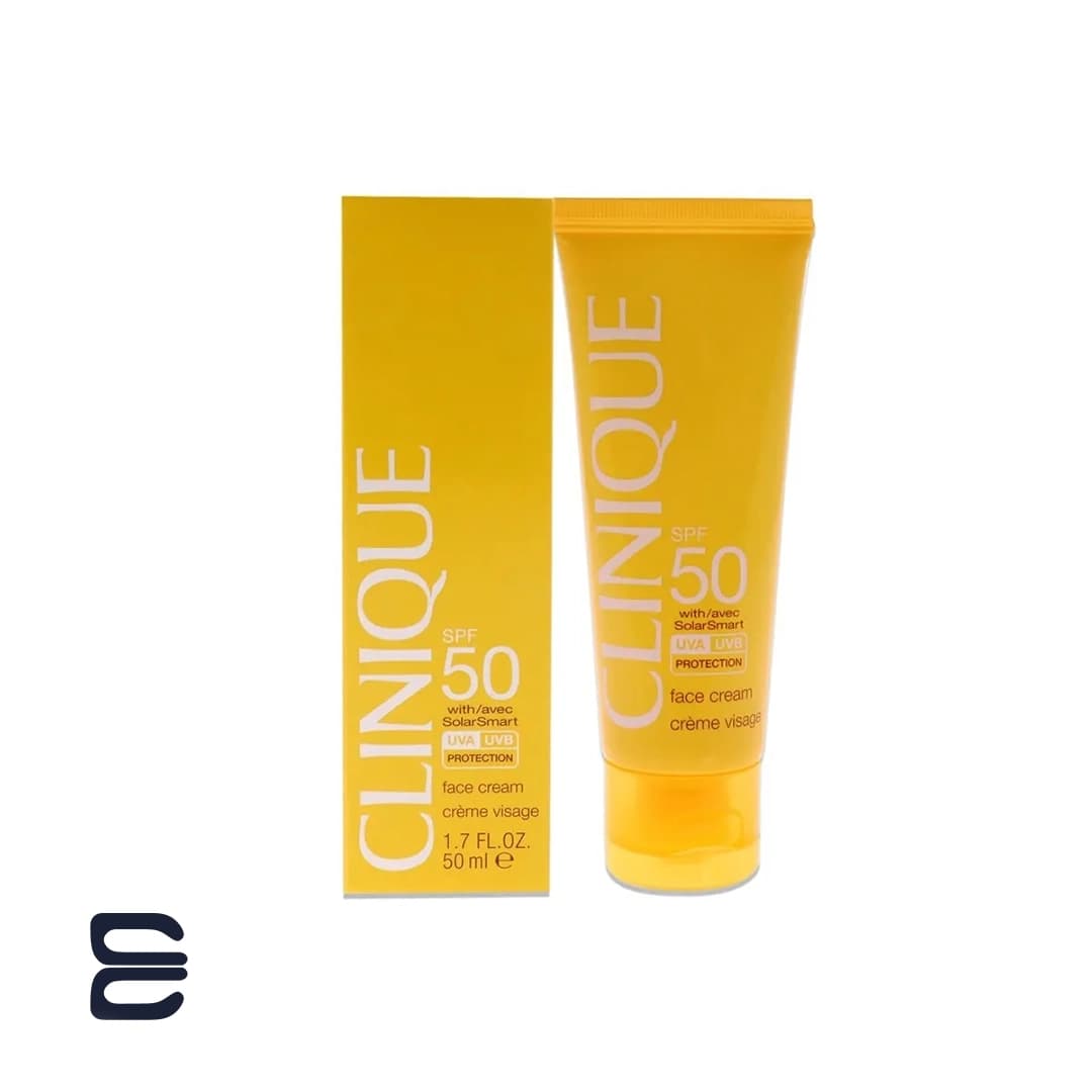 کرم ضد آفتاب کلینیک ضد پیری و جوانساز بی رنگ SPF50 حجم 50 میلی لیتر — تصویر ۲