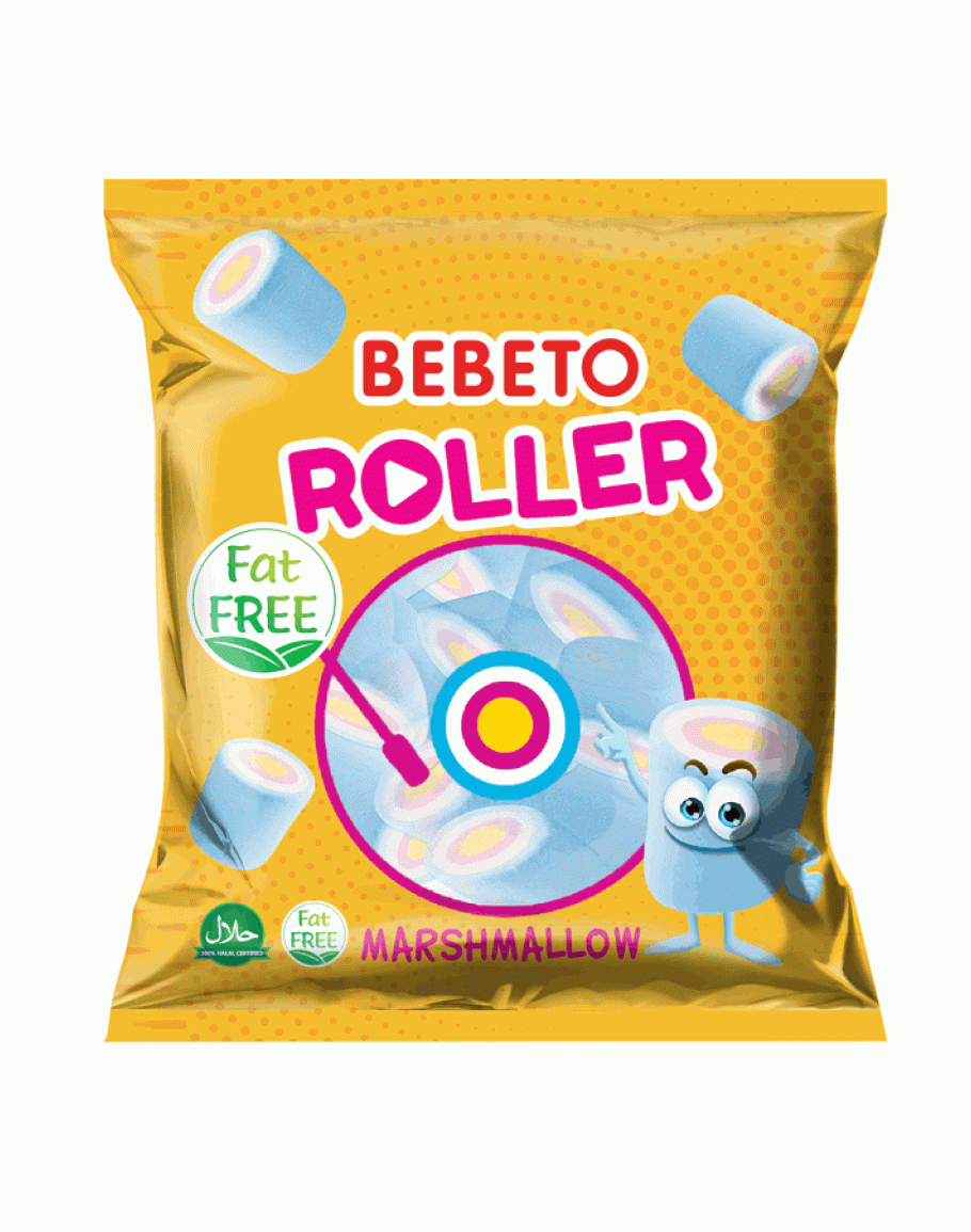 مارشمالو رولی 70 گرم ببتو bebeto