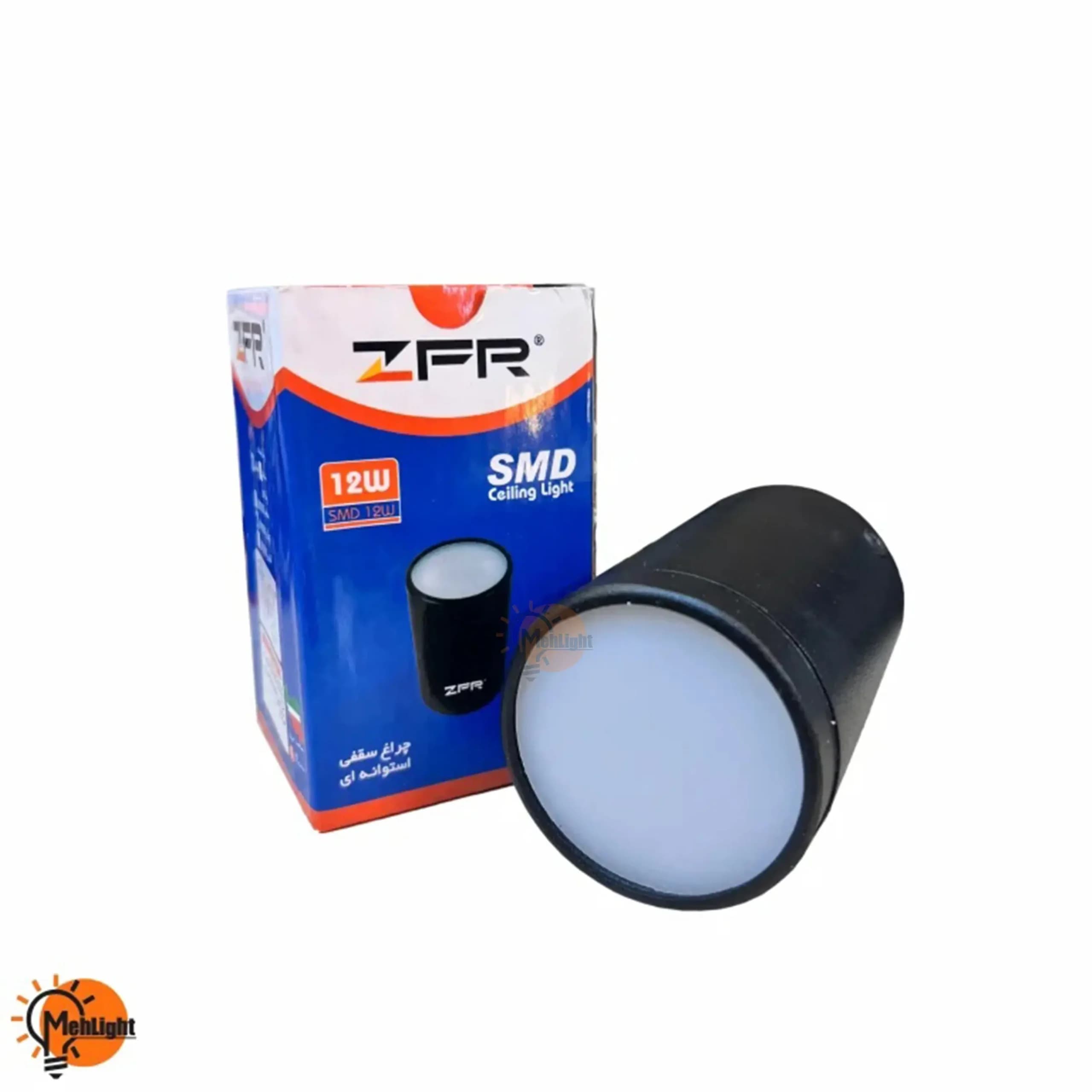 چراغ استوانه ای 12 وات ZFR SMD — تصویر ۲