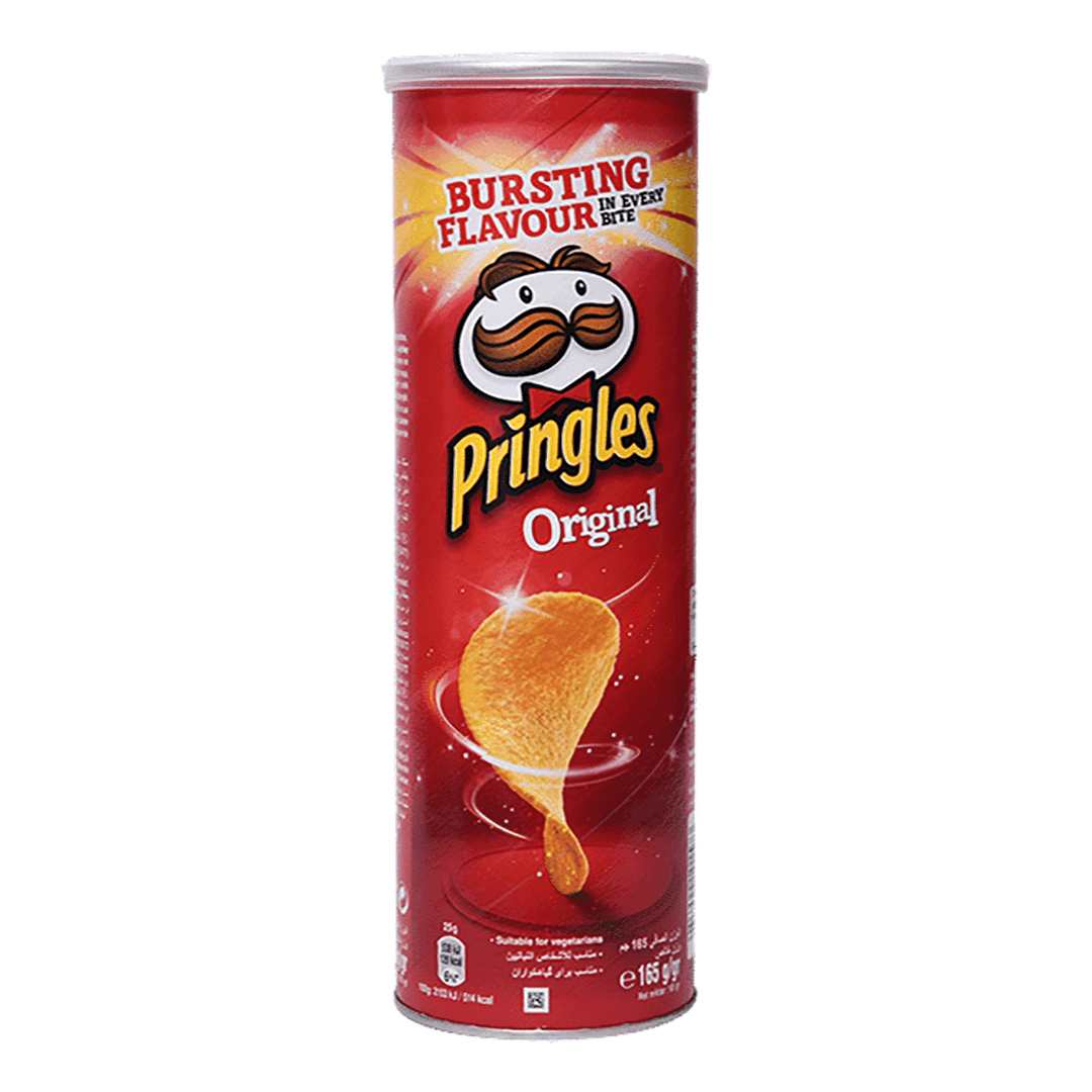چیپس پرینگلز PRINGLES با طعم اورجینال 165 گرمی