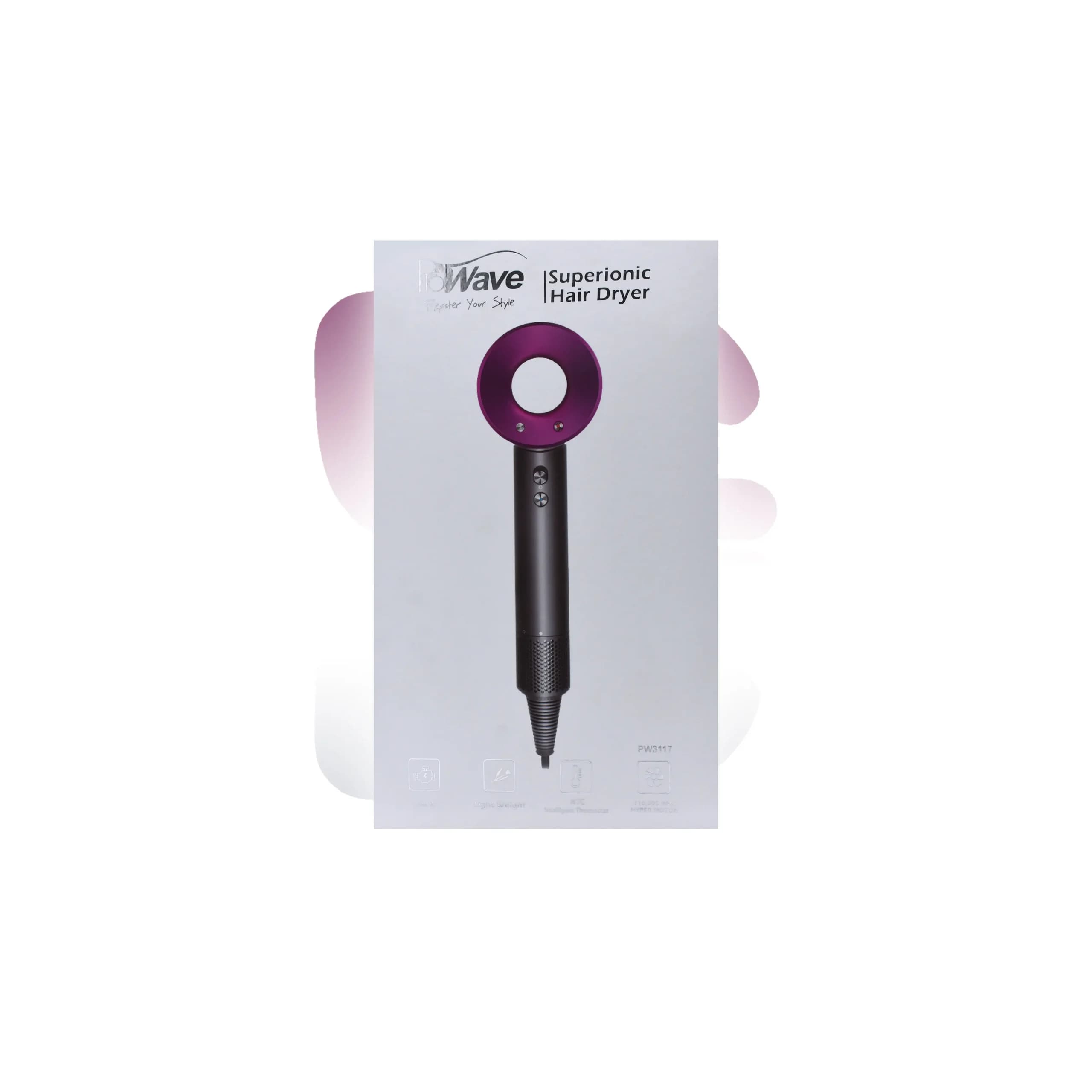 سشوار بدون پره حرفه ای پرو ویو (مدل ProWave PW3117)