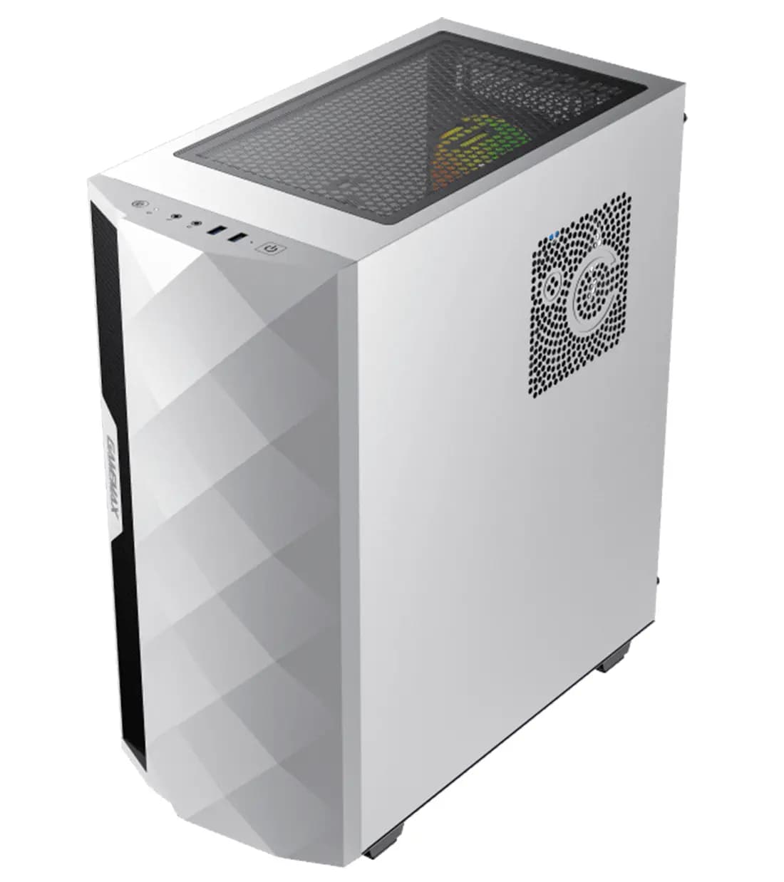 کیس کامپیوتر گیم مکس GameMax Diamond COC ARGB Mid Tower White — تصویر ۶