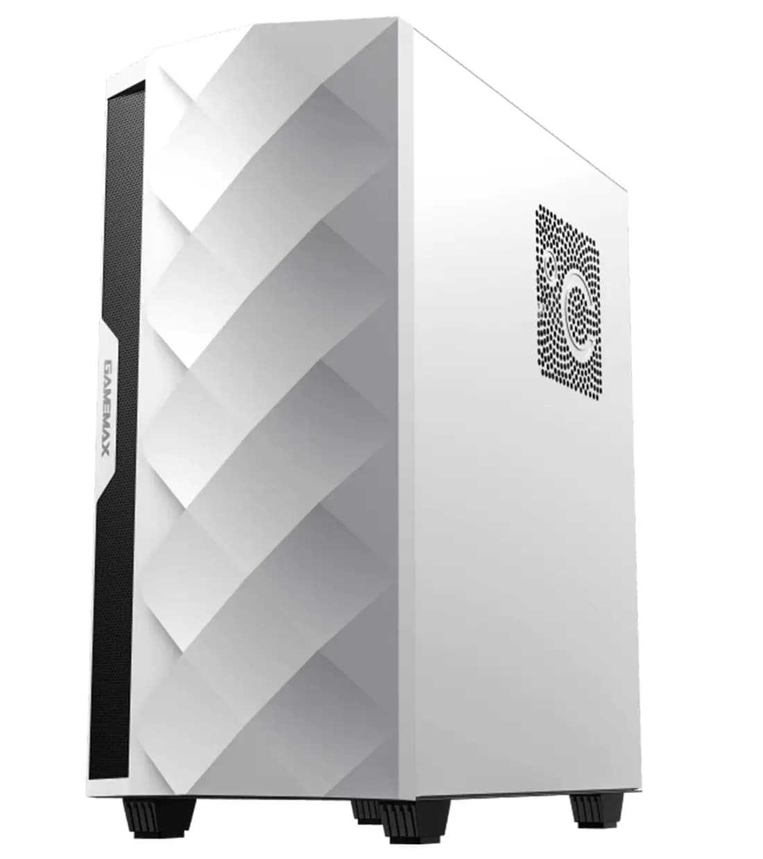 کیس کامپیوتر گیم مکس GameMax Diamond COC ARGB Mid Tower White — تصویر ۴