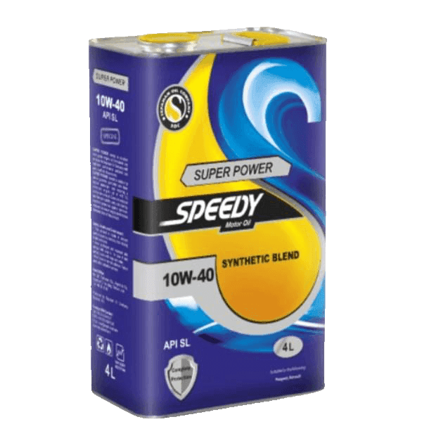 روغن موتور اسپیدی سوپر پاور SL 10w40 حجم 4 لیتر