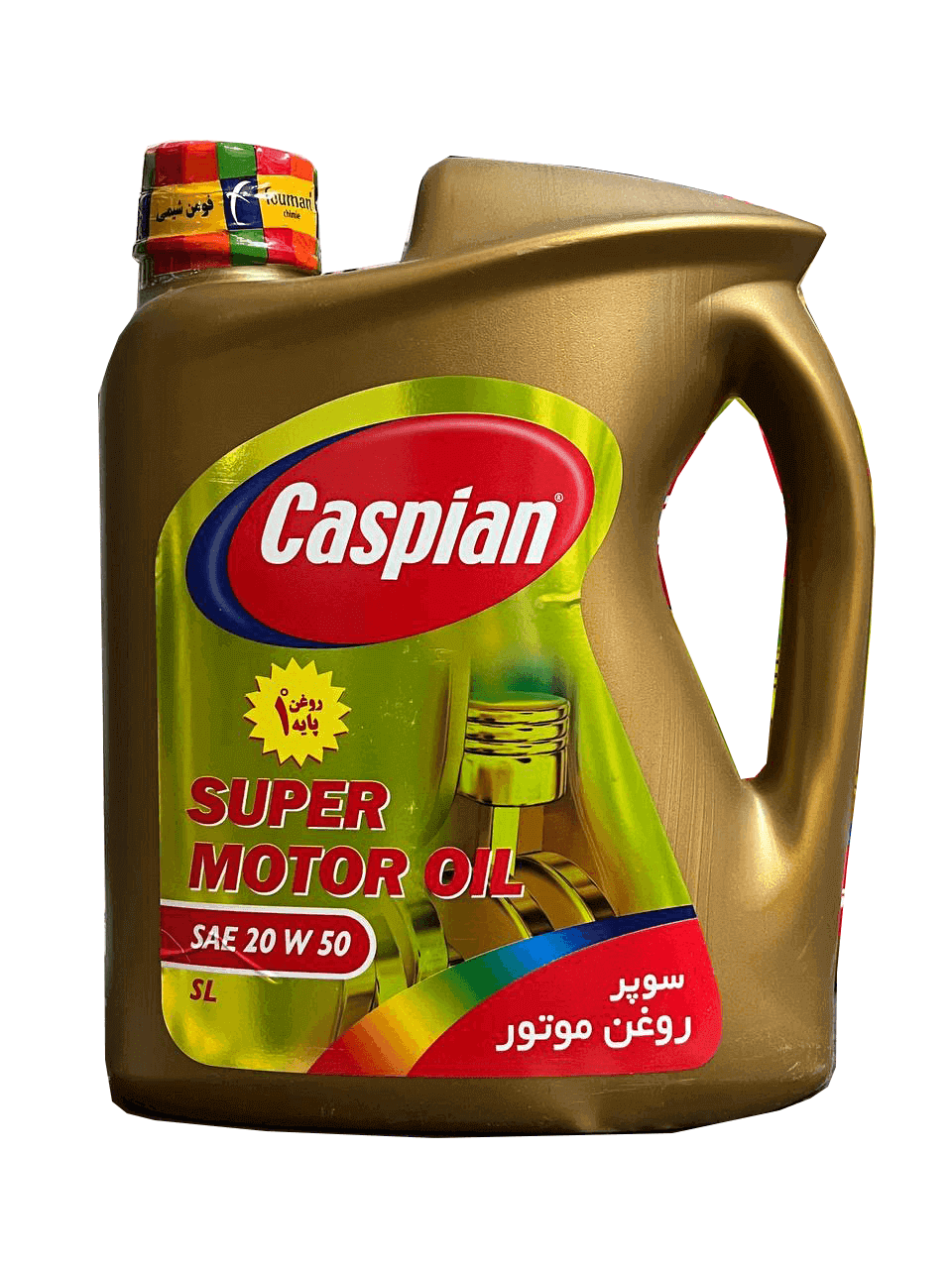 روغن موتور کاسپین SL 20w50 حجم 4 لیتر