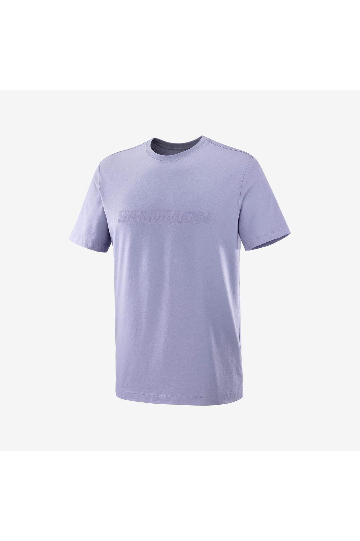 تی شرت ورزشی سالومون مردانه پنبه ای آبی راسته Regular/رگولار Casual / کژوال | Salomon LC2526800 TR