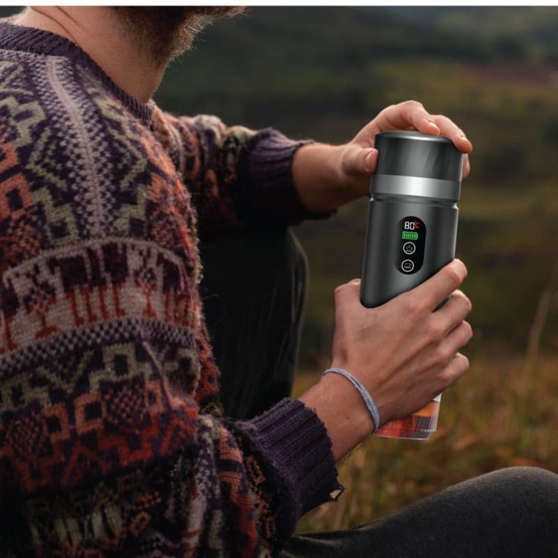 قهوه ساز مسافرتی گرین لاین مدل کمپیناس Green lion portable coffe maker — تصویر ۴