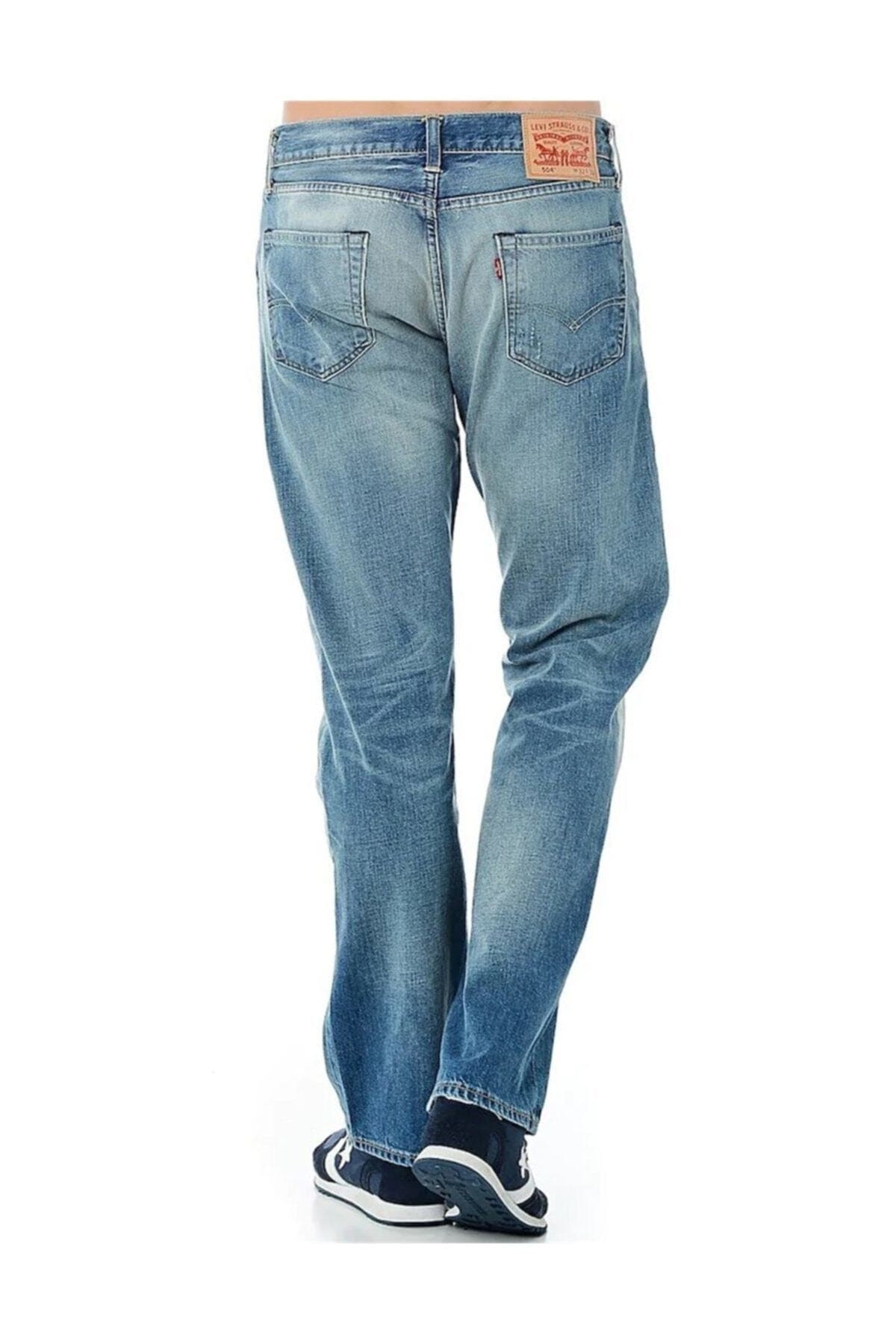 شلوار جین لیوایز مردانه پنبه ای آبی Straight/استریج فاق کوتاه Straight/استریج | Levi’s 29990-0187 TR — تصویر ۲
