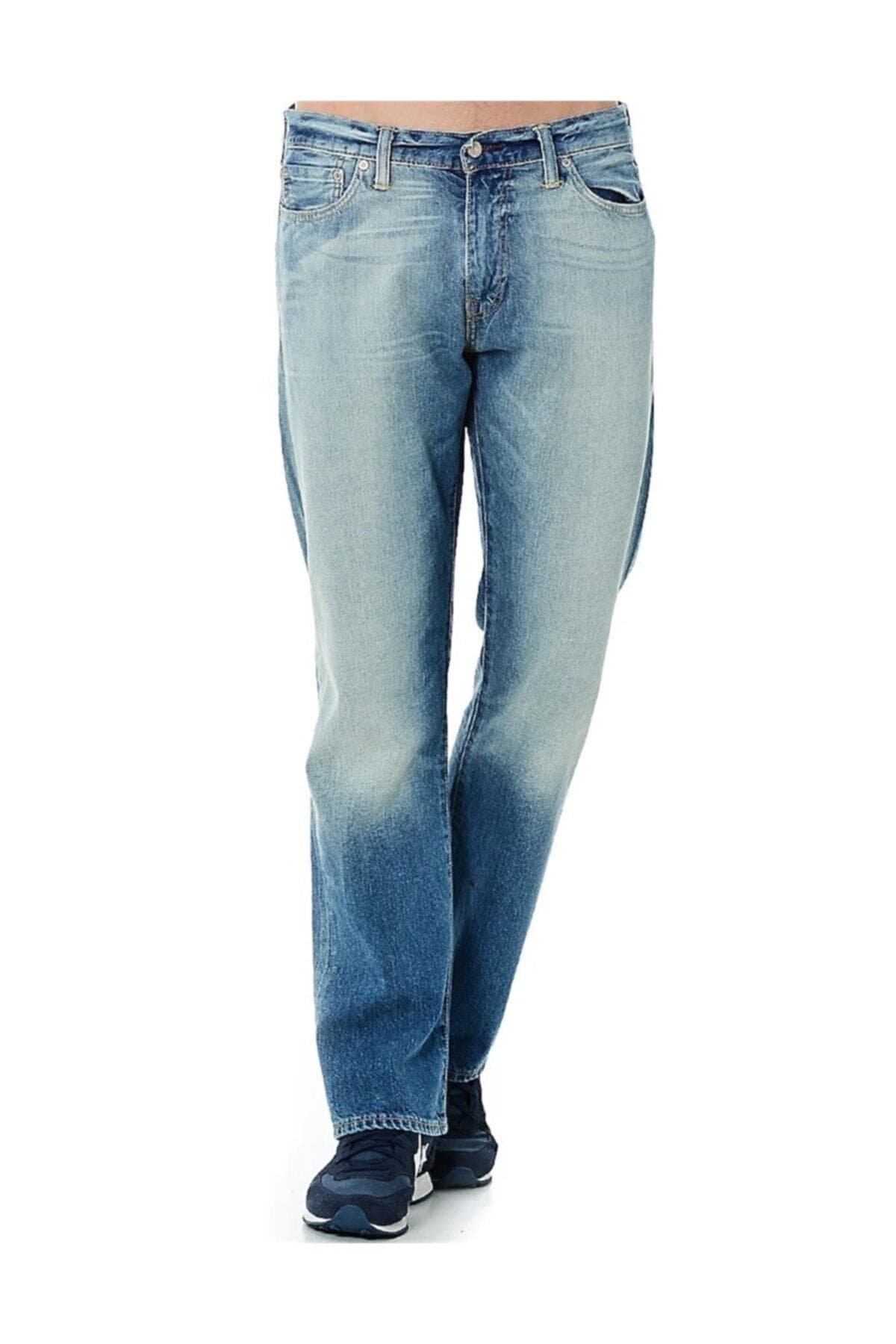 شلوار جین لیوایز مردانه پنبه ای آبی Straight/استریج فاق کوتاه Straight/استریج | Levi’s 29990-0187 TR