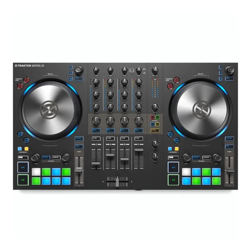 دستگاه دی جی کنترلر نیتیو اینسترو منت مدل Traktor Kontrol S3