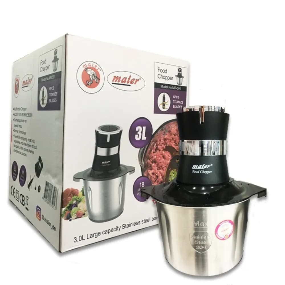 خردکن مایر 3 لیتر مدل MR-591 — تصویر ۳