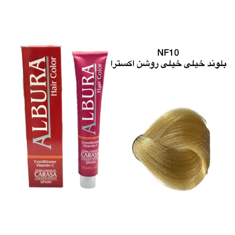 رنگ مو آلبورا NF10