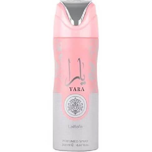 اسپری عطر لطافه یارا صورتی اصلی