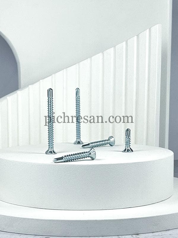 پیچ سرمته سرتخت 1/5 سانت تایوانی 5/8*7 بسته 1500 عددی — تصویر ۳