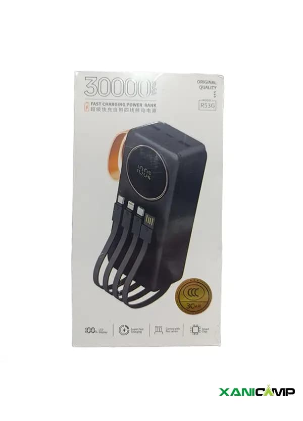 پاوربانک 30000 میلی آمپر 22.5 وات گجبی مدل R53G — تصویر ۵