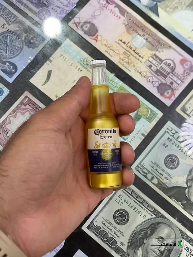 فندک طرح بطری کرونا — تصویر ۳