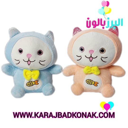 عروسک گربه ماهی چشم شیشه ای اورجینال