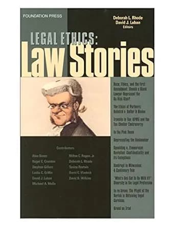 و دانلود نسخه کامل کتاب زبان اصلی Legal Ethics Stories (Law Stories) PDF | دانلود کتاب خارجی