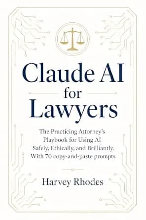 و دانلود نسخه کامل کتاب زبان اصلی Claude AI for Lawyers: The Practicing Attorney’s Playbook for Using AI Safely, Ethically, and Brilliantly. With 70 copy-and-paste prompts (Claude for Lawye