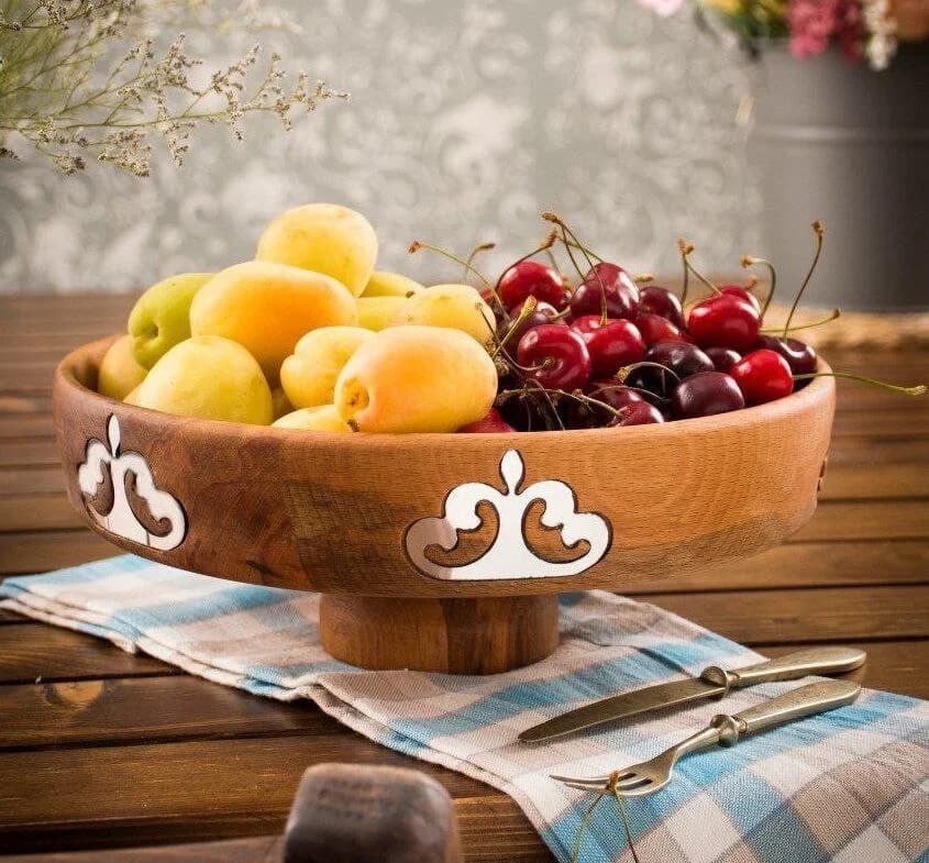 میوه خوری چوب و استیل ریور کد 5920