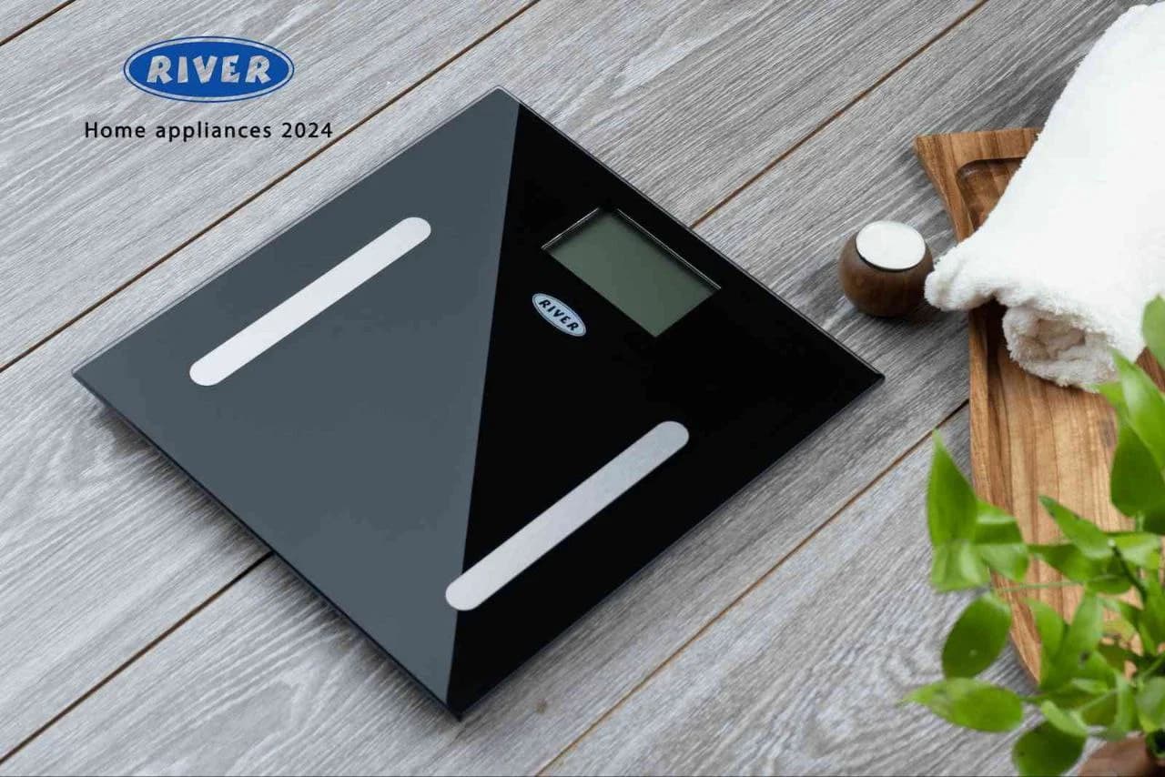 ترازوی وزن کشی تک لاین مشکی ریور کد 9346
