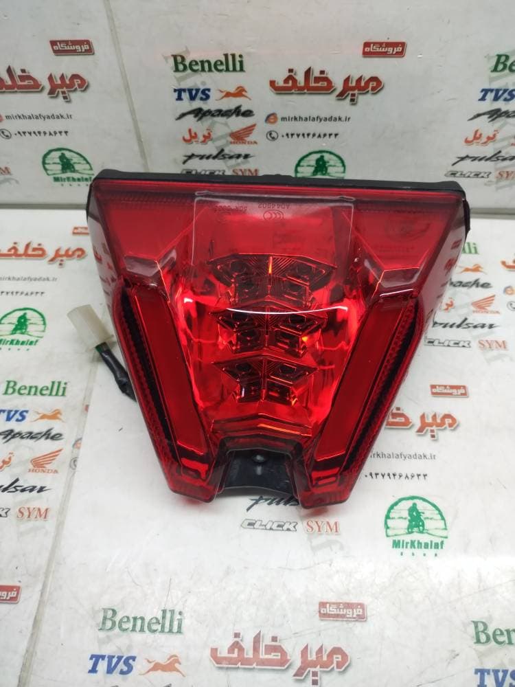 چراغ خطر عقب کامل موتور دینو z2 زد (قدیم)