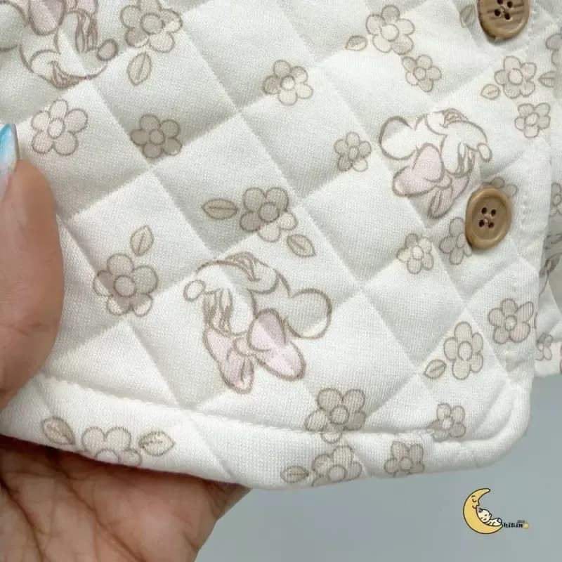 ست بادی شلوار و کت نوزادی دخترانه طرح مینی موس برند دیزنی — تصویر ۵