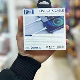 کابل دوسر تایپ سی برند pector مدل ldo-x50 فست یک متری — تصویر ۴