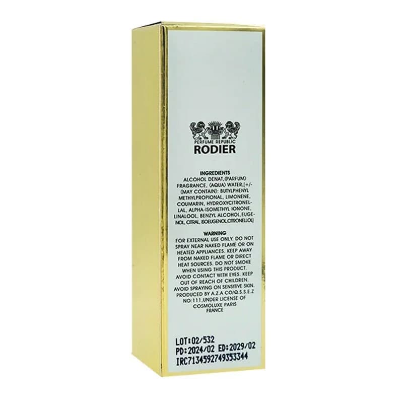 عطر جیبی زنانه رودیر مدل الینتو Aliento حجم 30 میل — تصویر ۲