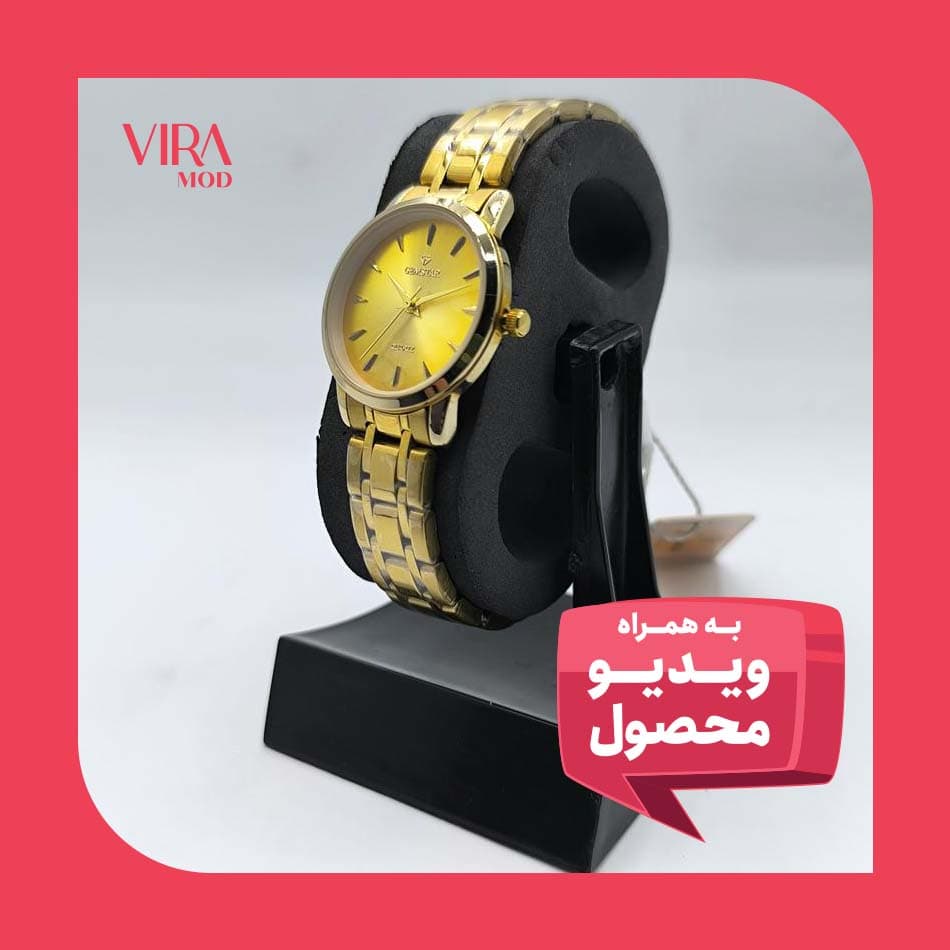 ساعت زنانه جم استار طلایی – Gemstar – 107002