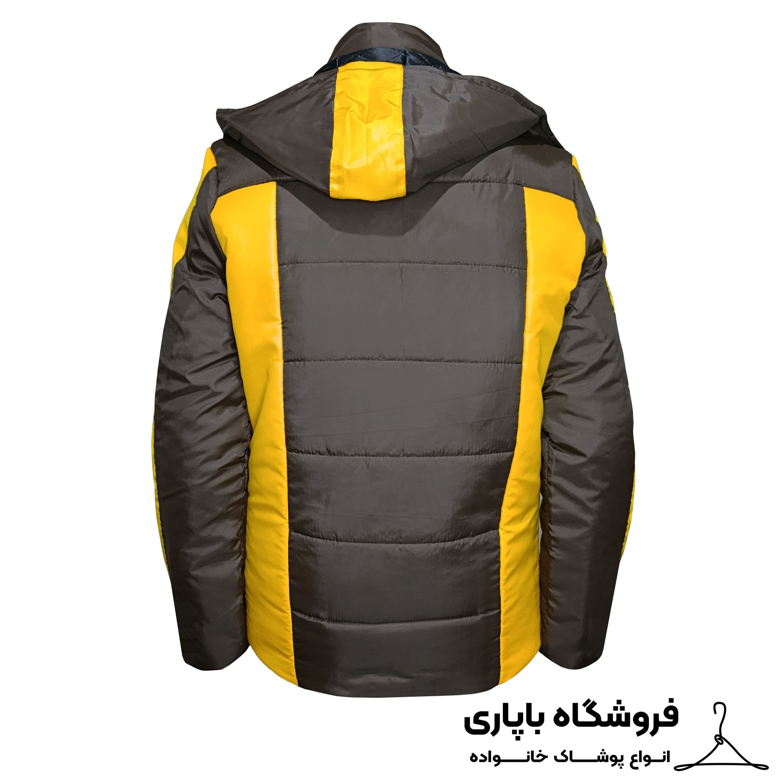 کاپشن پسرانه مدل کلاسیک کد kp-10347 رنگ قهوه ای — تصویر ۴