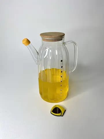 روغن ریز پیرکس استوانه ای شیاردار حجم 1000 میلی لیتر