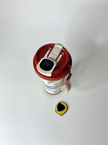 تراول ماگ طرح گل 530 میلی لیتر — تصویر ۲