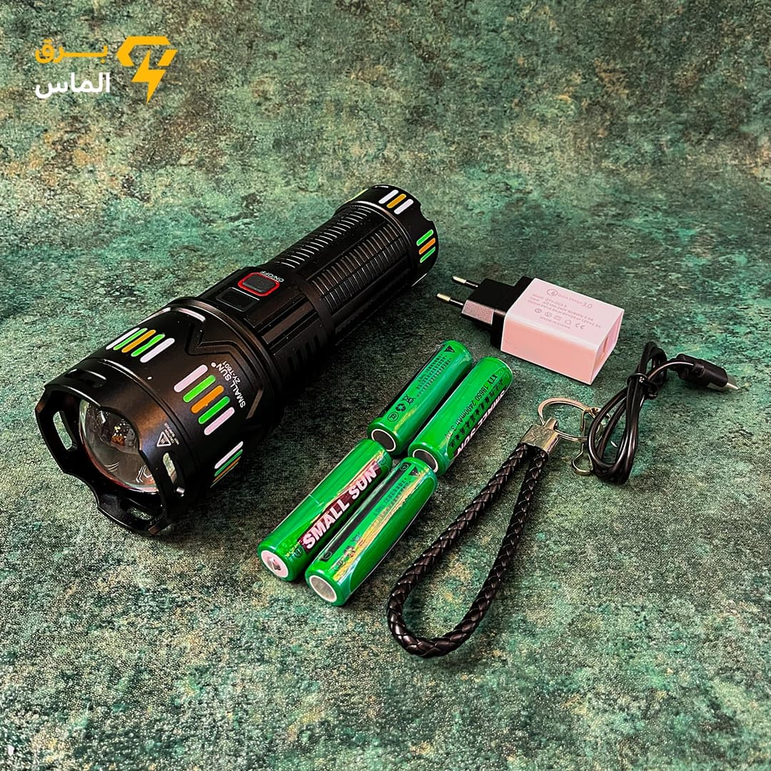 چراغ قوه اسمال سان مدل ZY-T601 / با جعبه فلزی اصلی / ضمانت بازگشت وجه و اصالت کالا