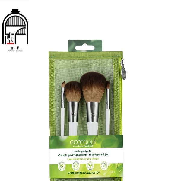 ست براش مسافرتی اکوتولز EcoTools on-The-Go Style Kit