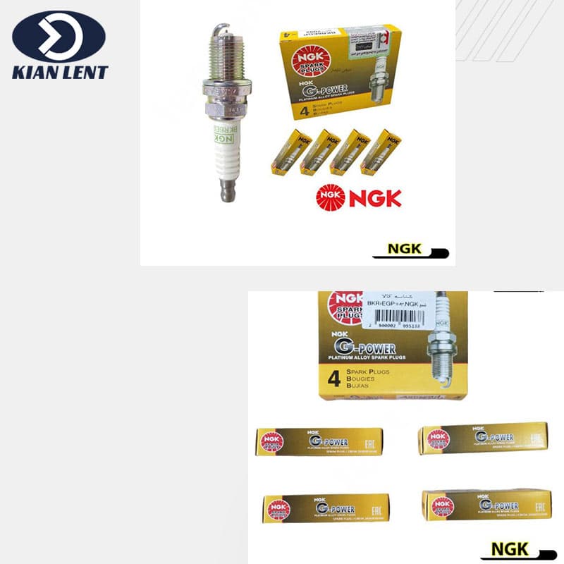 شمع سوزنی پایه کوتاه پلاتینیوم پژو 206 تیپ 2 و 3 برند NGK(اورجینال)بسته 4 عددی7092هرعدد — تصویر ۲