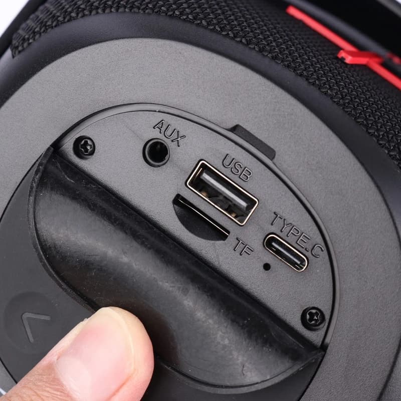 اسپیکر بی سیم قابل حمل وریتی مدل V-PS7025BTM همراه با میکروفون — تصویر ۶