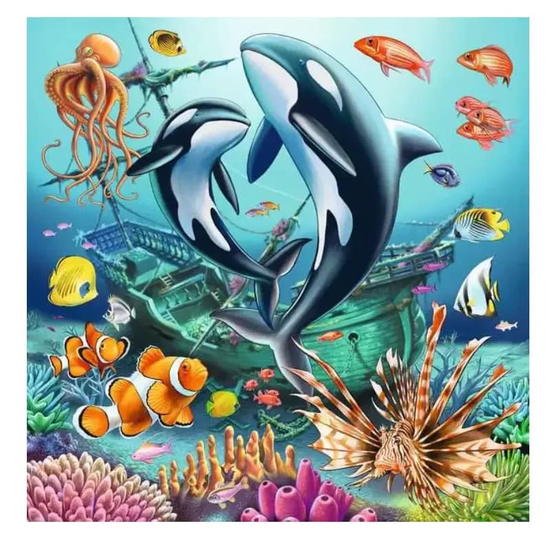 پازل 147 قطعه رونزبرگر طرح Underwater 3×49 Pc Puzzle کد 0859 — تصویر ۴