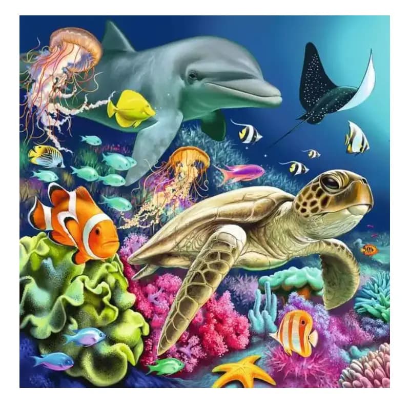پازل 147 قطعه رونزبرگر طرح Underwater 3×49 Pc Puzzle کد 0859 — تصویر ۳