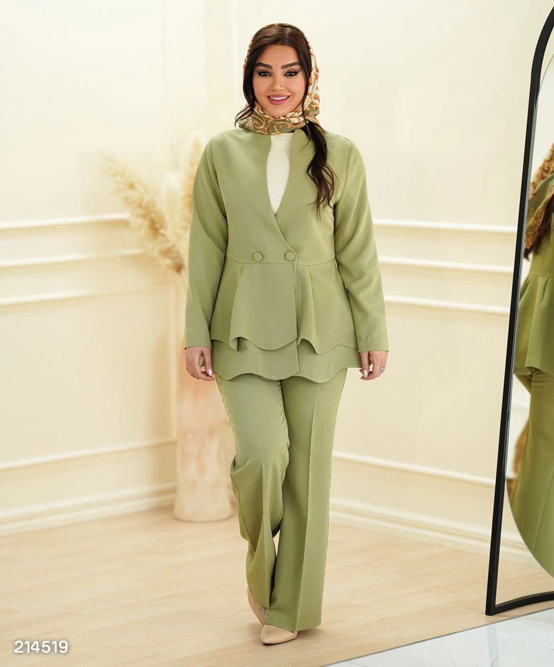 کت شلوار مازراتی کجراه پیله دار مدل بهارک |کد:3018 — تصویر ۵