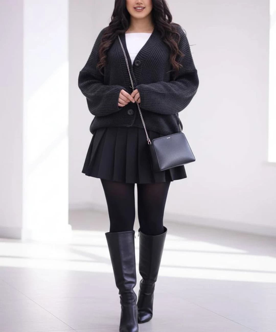 جکت بافت سه لانخ آکریل مدل کاردیگان |کد:5145 — تصویر ۵
