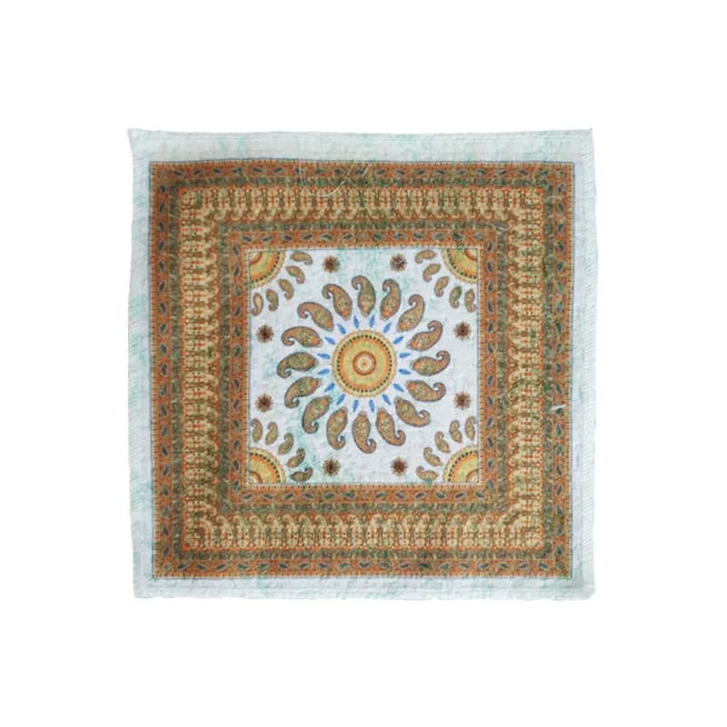 رومیزی ترک مخمل 20*20 کد 003