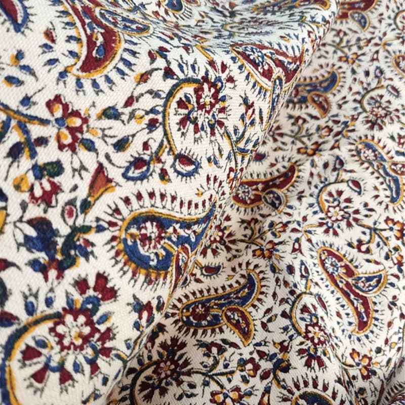 سفره قلمکار معمولی گرد قطر 120 کد 001 — تصویر ۳