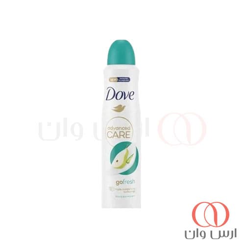 اسپری ضد تعریق زنانه داو مدل go fresh با رایحه گلابی 250 میل (انگلیس)