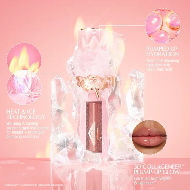 لیپ گلاس حجمدهنده شارلوت تیلبری | Charlotte Tilbury Pillow Talk Big Lip Plumpgasm — تصویر ۹