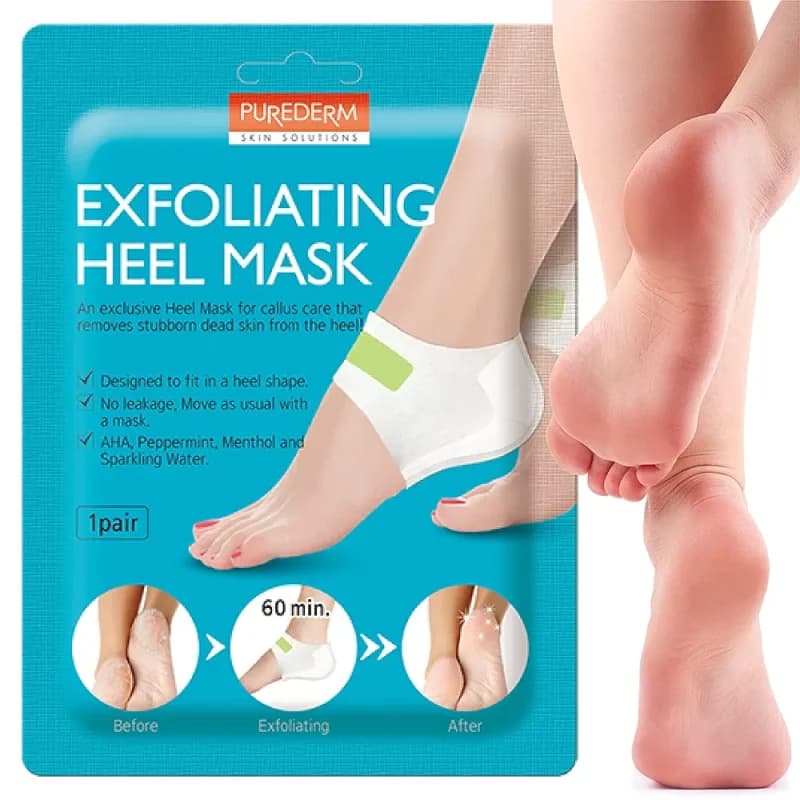 ماسک پاشنه پا پیوردرم PUREDERM Exfoliating Heel Mask