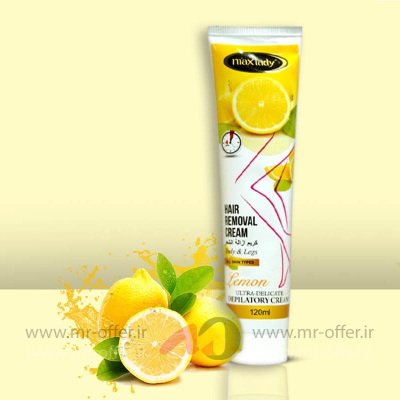 کرم موبر مکس لیدی مدل Lemon حجم 120میلی لیتر — تصویر ۴
